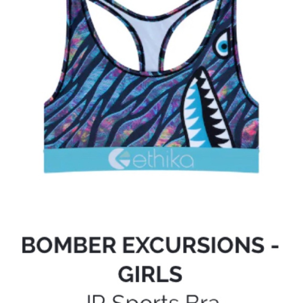Ethika girls bra and shorts size small